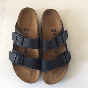 New Black Birkenstocks Sandals Size 10, eu 40